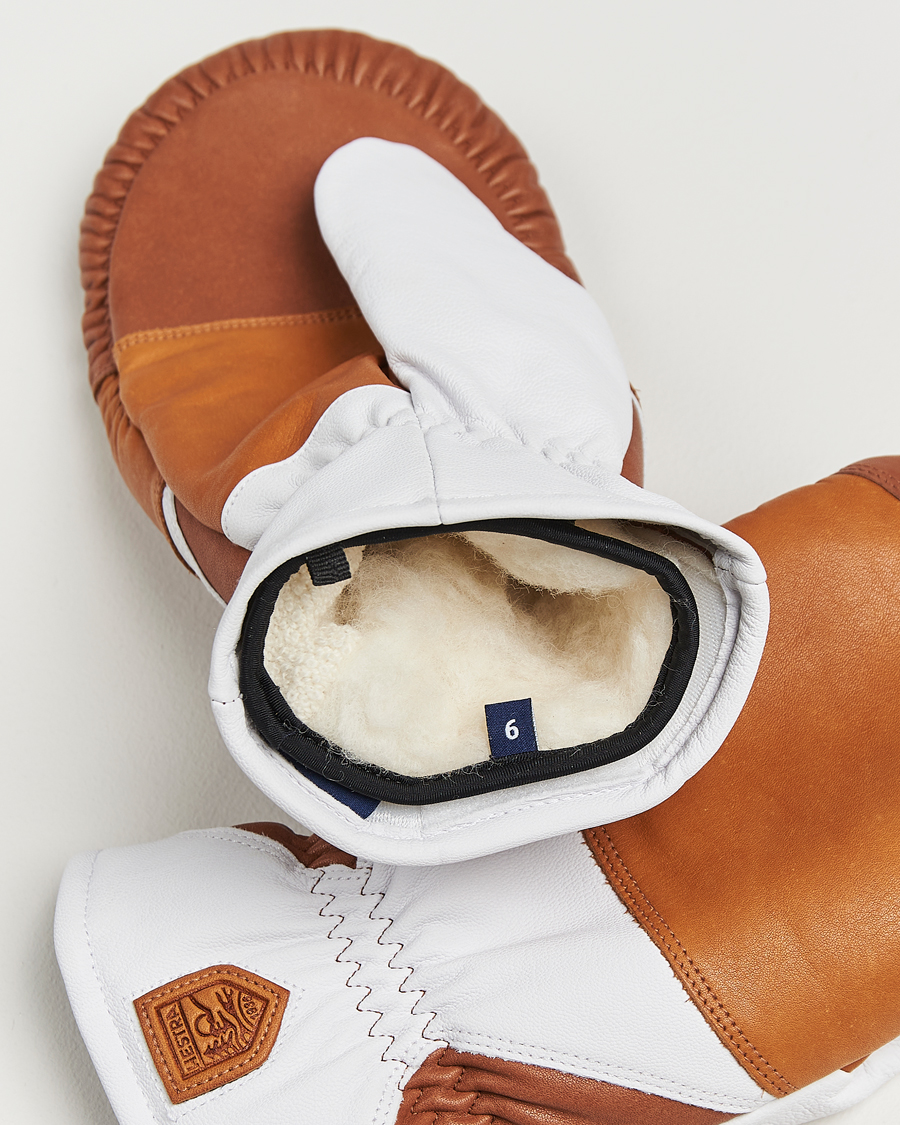 Herre | Hestra reMix Mitt Cork/Off White | Hestra | reMix Mitt Cork/Off White