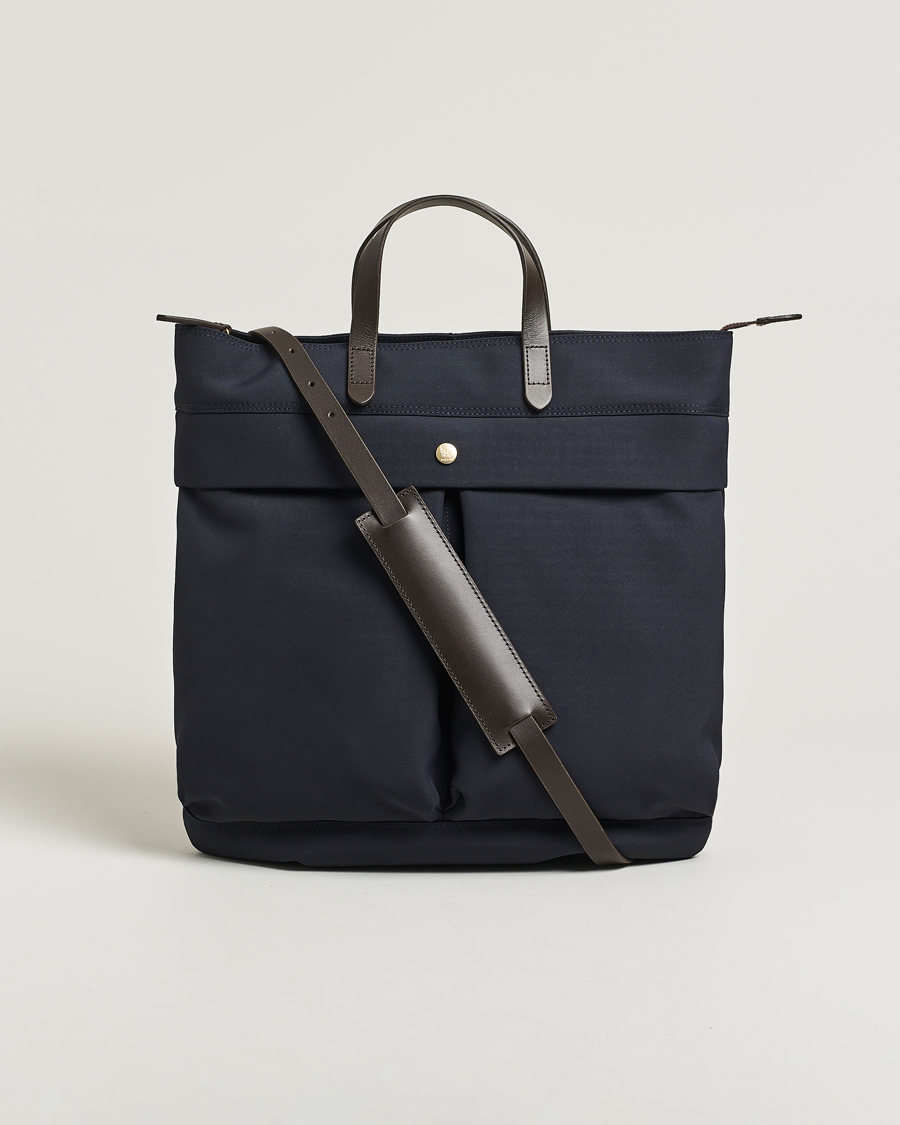 Herre | Vesker | Mismo | M/S Helmet Tote Bag Navy/Dark Brown