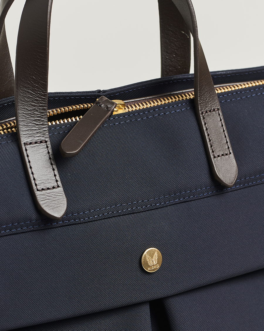 Herre | Vesker | Mismo | M/S Helmet Tote Bag Navy/Dark Brown