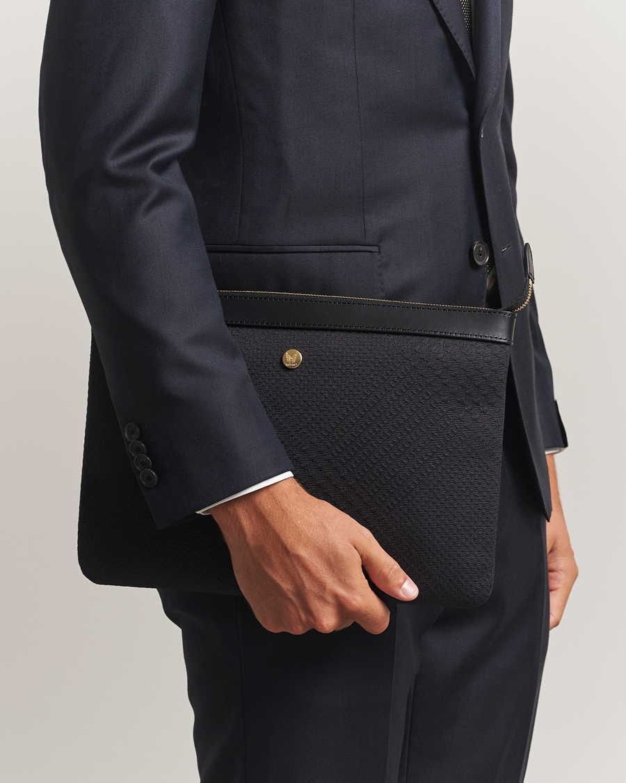 Herre | Vesker | Mismo | M/S Nylon Pouch Large Haptic Black/Black