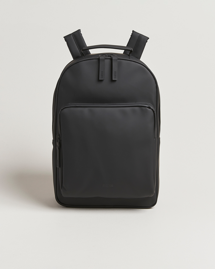 Herre | Vesker | RAINS | Book Daypack Backpack Black