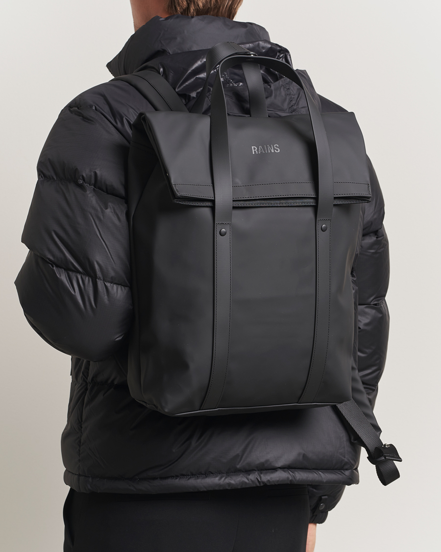 Herre | Vesker | RAINS | 2 Way Tote Backpack Black