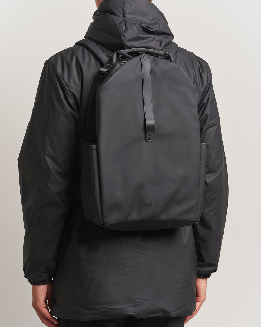 Herre | Vesker | RAINS | Clip Front Backpack Black