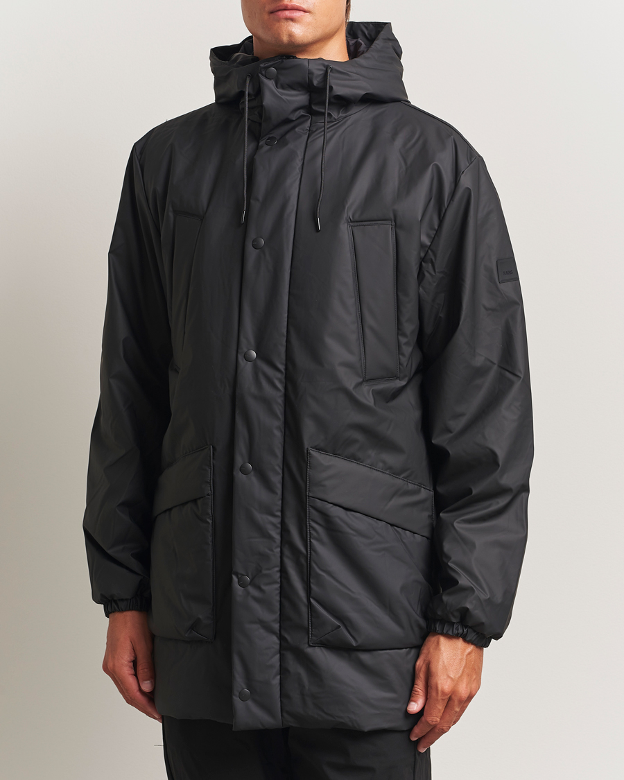 Herre | Jakker | RAINS | Lohja Insulated Cargo Jacket Black