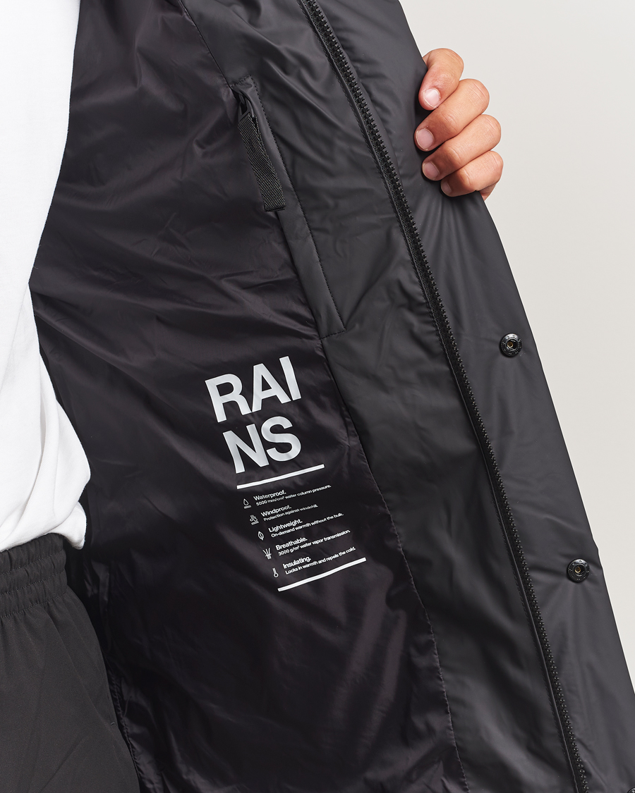 Herre | Jakker | RAINS | Lohja Insulated Cargo Jacket Black