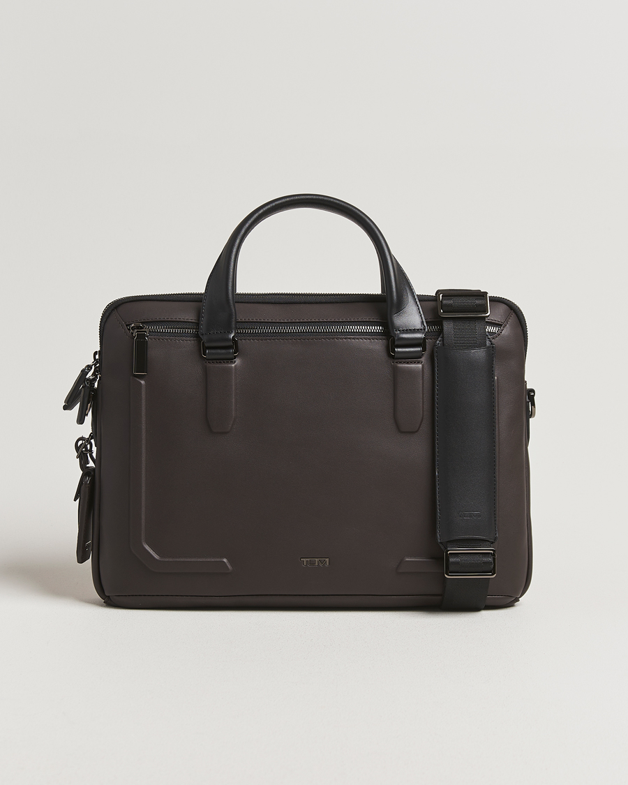 Herre | Vesker | TUMI | Harrison Sycamore Slim Brief Espresso Brown