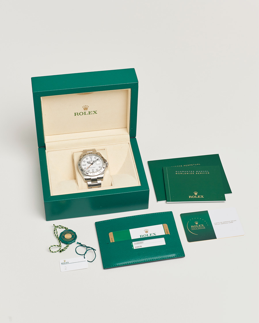 Herre | Rolex Pre-Owned Explorer II Steel White | Rolex Pre-Owned | Explorer II Steel White