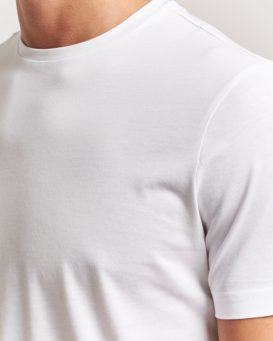 Herre | T-Shirts | Stenströms | Supima Cotton T-Shirt White