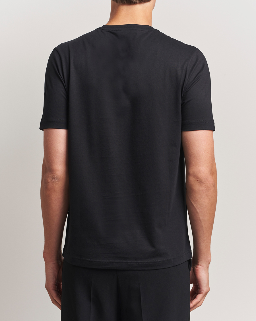 Herre | T-Shirts | Stenströms | Supima Cotton T-Shirt Black