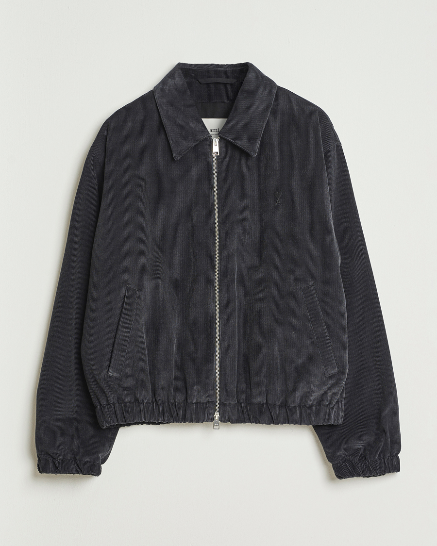 Herre | Jakker | AMI | Light Padded Fine Corduroy Jacket Anthracite
