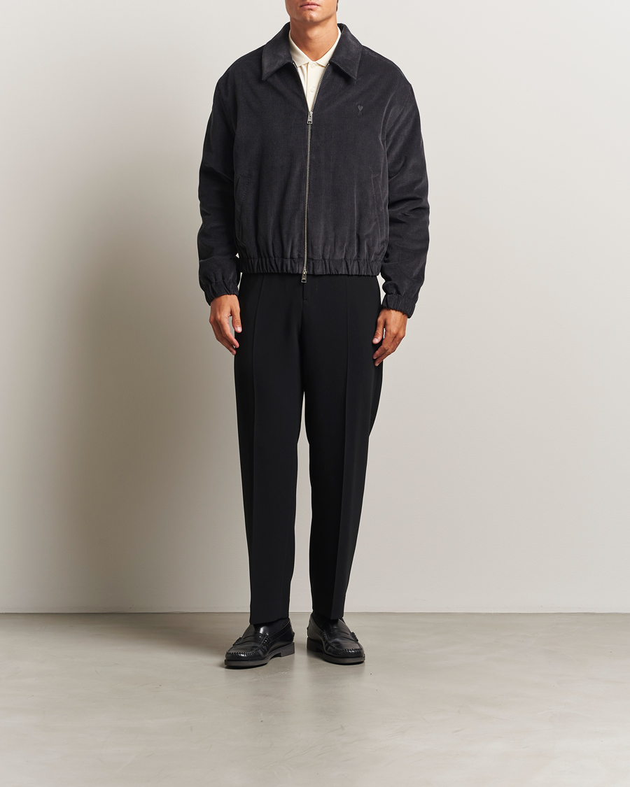 Herre | Jakker | AMI | Light Padded Fine Corduroy Jacket Anthracite
