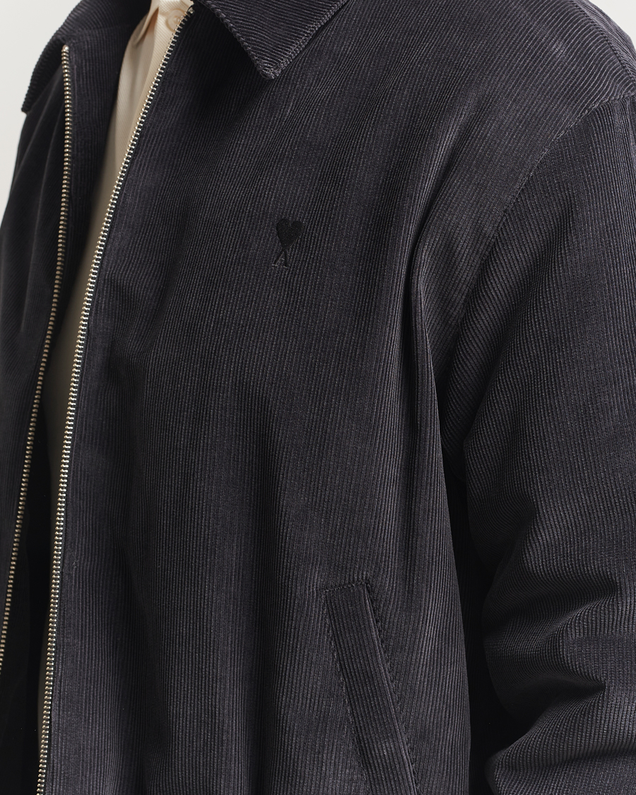 Herre | Jakker | AMI | Light Padded Fine Corduroy Jacket Anthracite
