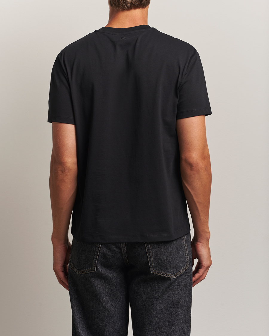 Herre | T-Shirts | AMI | Heart Logo T-Shirt Black