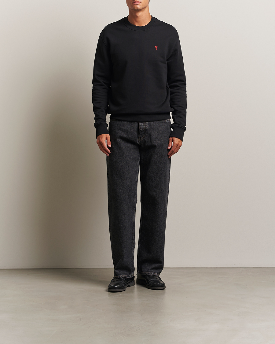 Herre | Gensere | AMI | Heart Logo Sweatshirt Black