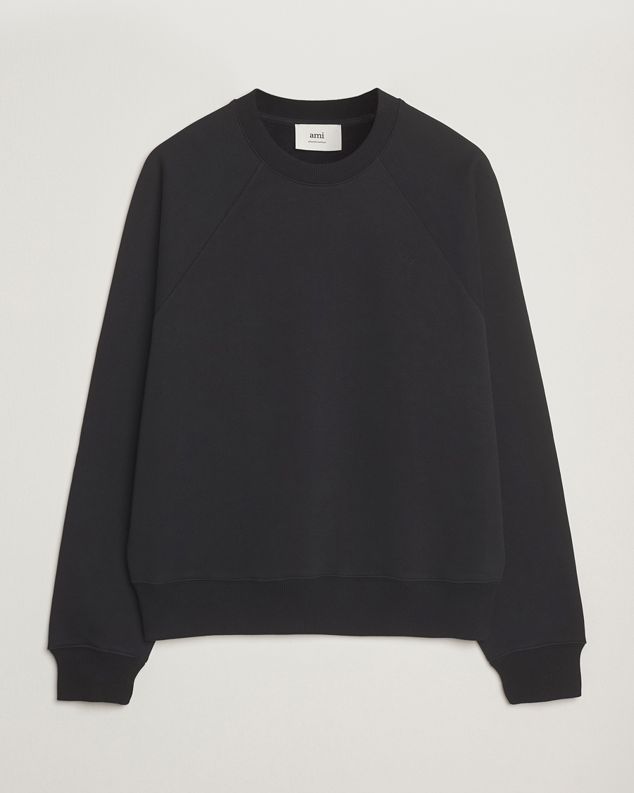 Herre | Gensere | AMI | Tonal Heart Logo Sweatshirt Black