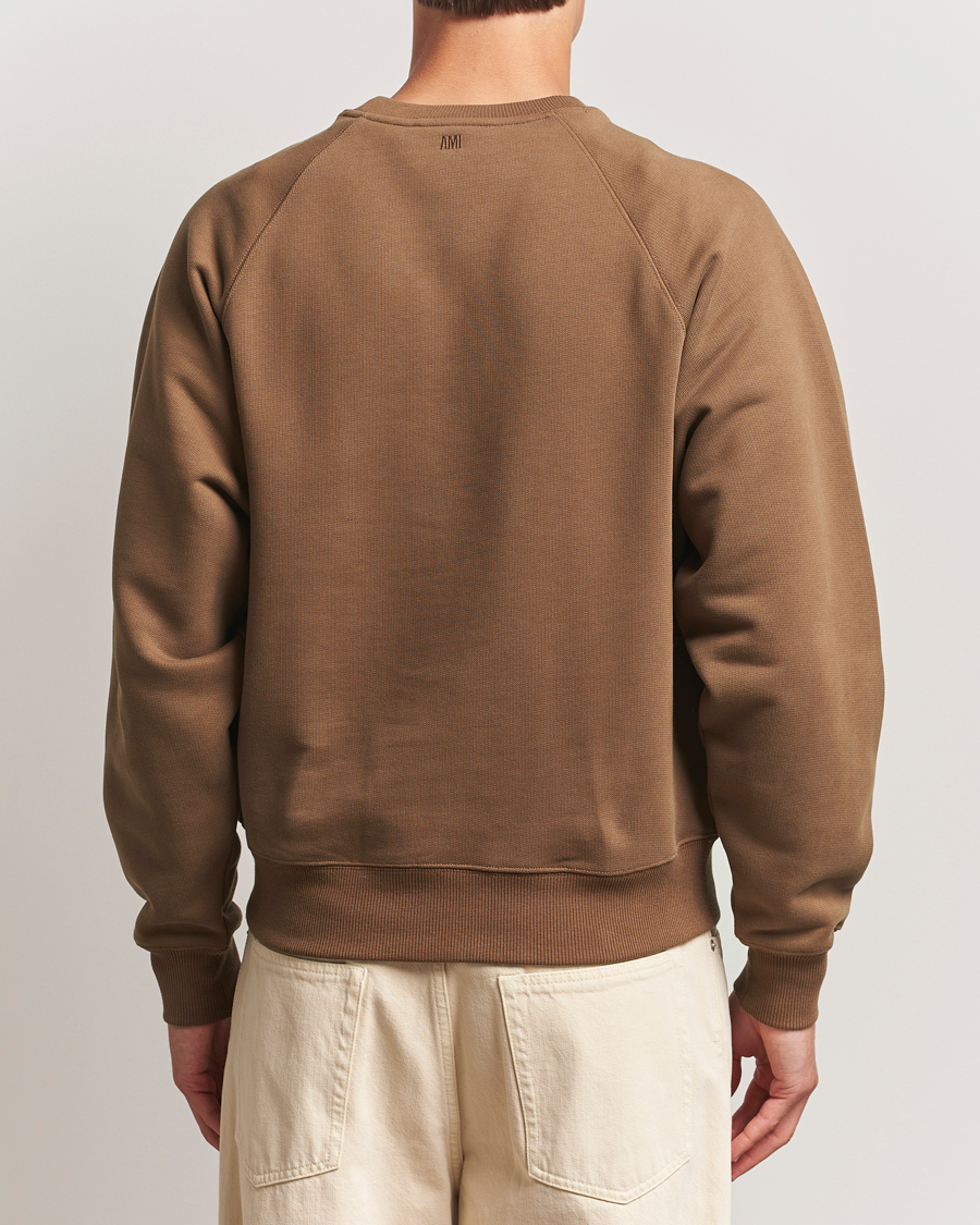 Herre | Gensere | AMI | Tonal Heart Logo Sweatshirt Noisette