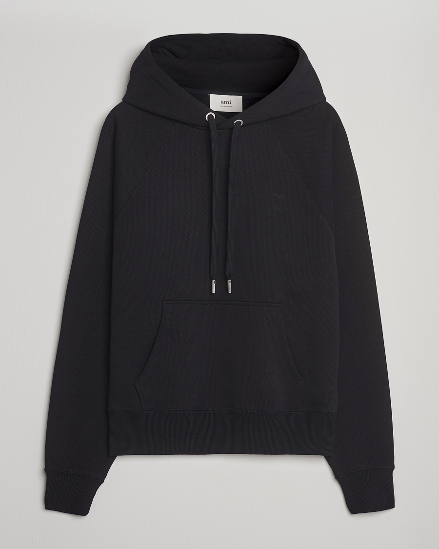Herre | Gensere | AMI | Tonal Heart Logo Hoodie Black