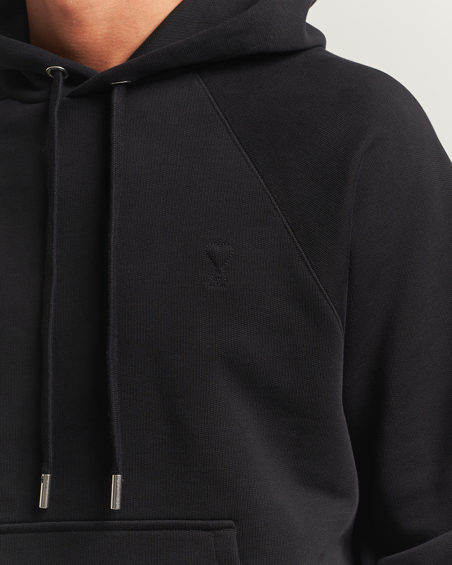 Herre | Gensere | AMI | Tonal Heart Logo Hoodie Black