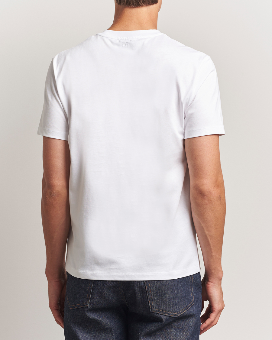 Herre | T-Shirts | AMI | Black Heart Logo T-Shirt White