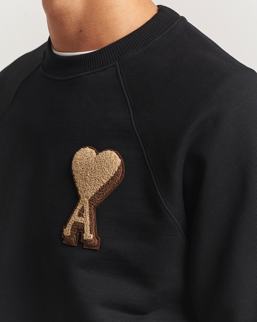 Herre | Gensere | AMI | Patch Heart Sweatshirt Black