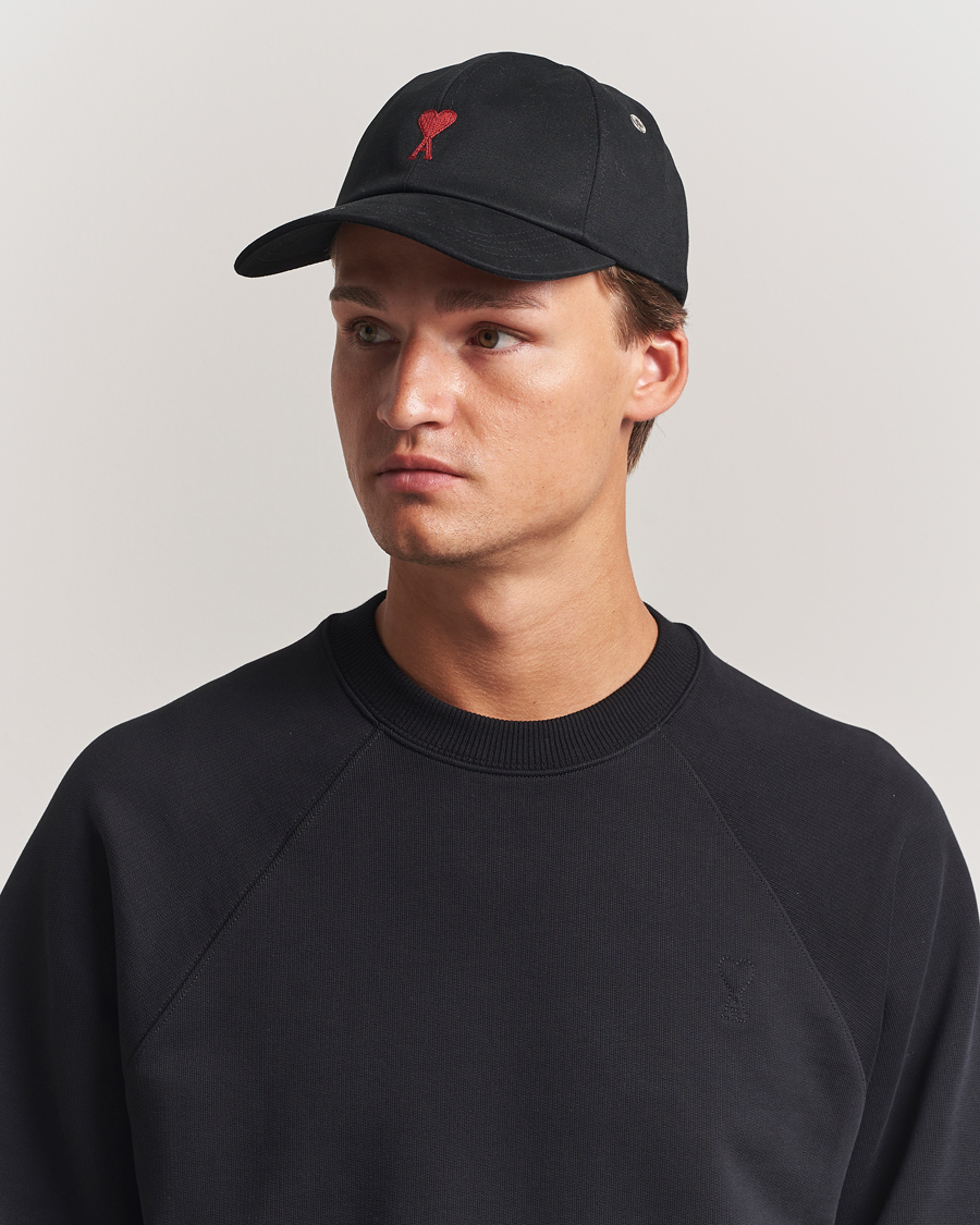 Herre | Hatter og capser | AMI | Heart Logo Cap Black