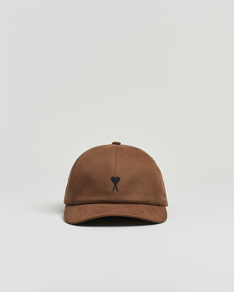 Herre | Hatter og capser | AMI | Black Heart Logo Cap Noisette