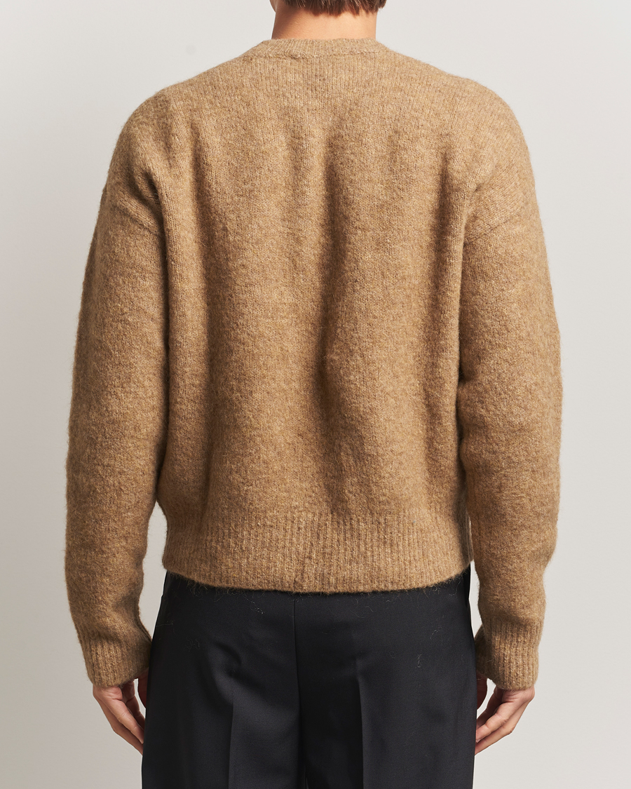 Herre | Gensere | AMI | Signature Alpaca Knitted Sweater Camel