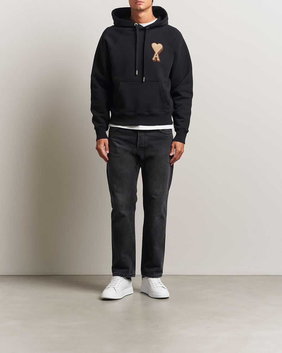 Herre | Gensere | AMI | Patch Heart Hoodie Black