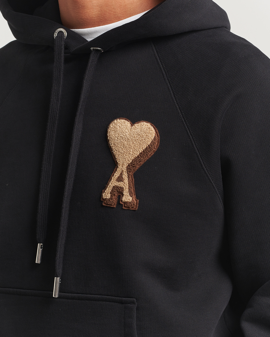 Herre | Gensere | AMI | Patch Heart Hoodie Black