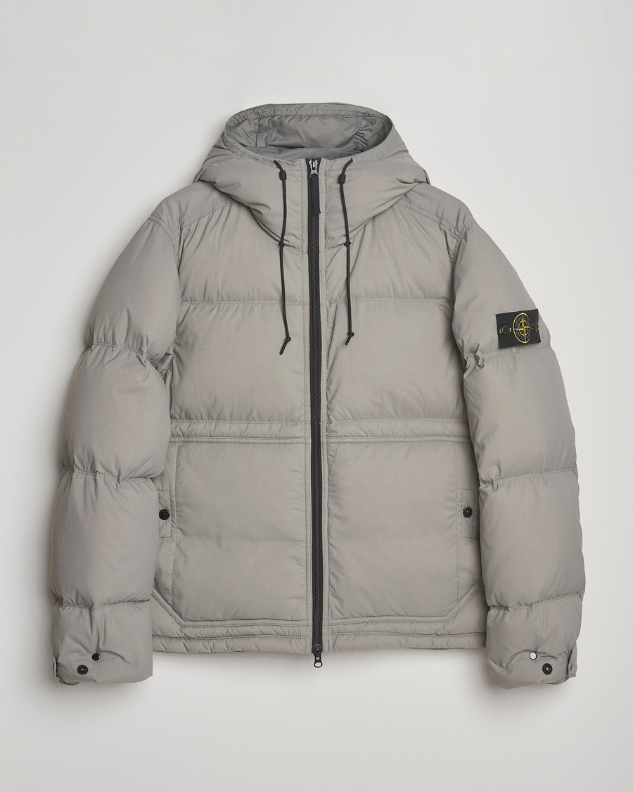 Herre | Jakker | Stone Island | Ripstop Cordura Padded Down Parka Cement