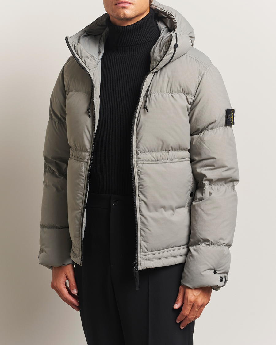 Herre | Jakker | Stone Island | Ripstop Cordura Padded Down Parka Cement