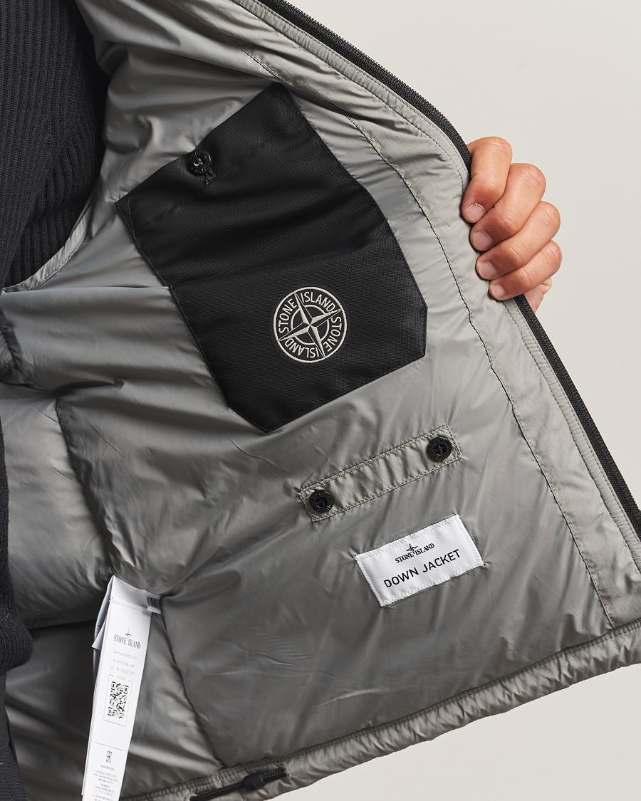 Herre | Jakker | Stone Island | Ripstop Cordura Padded Down Parka Cement