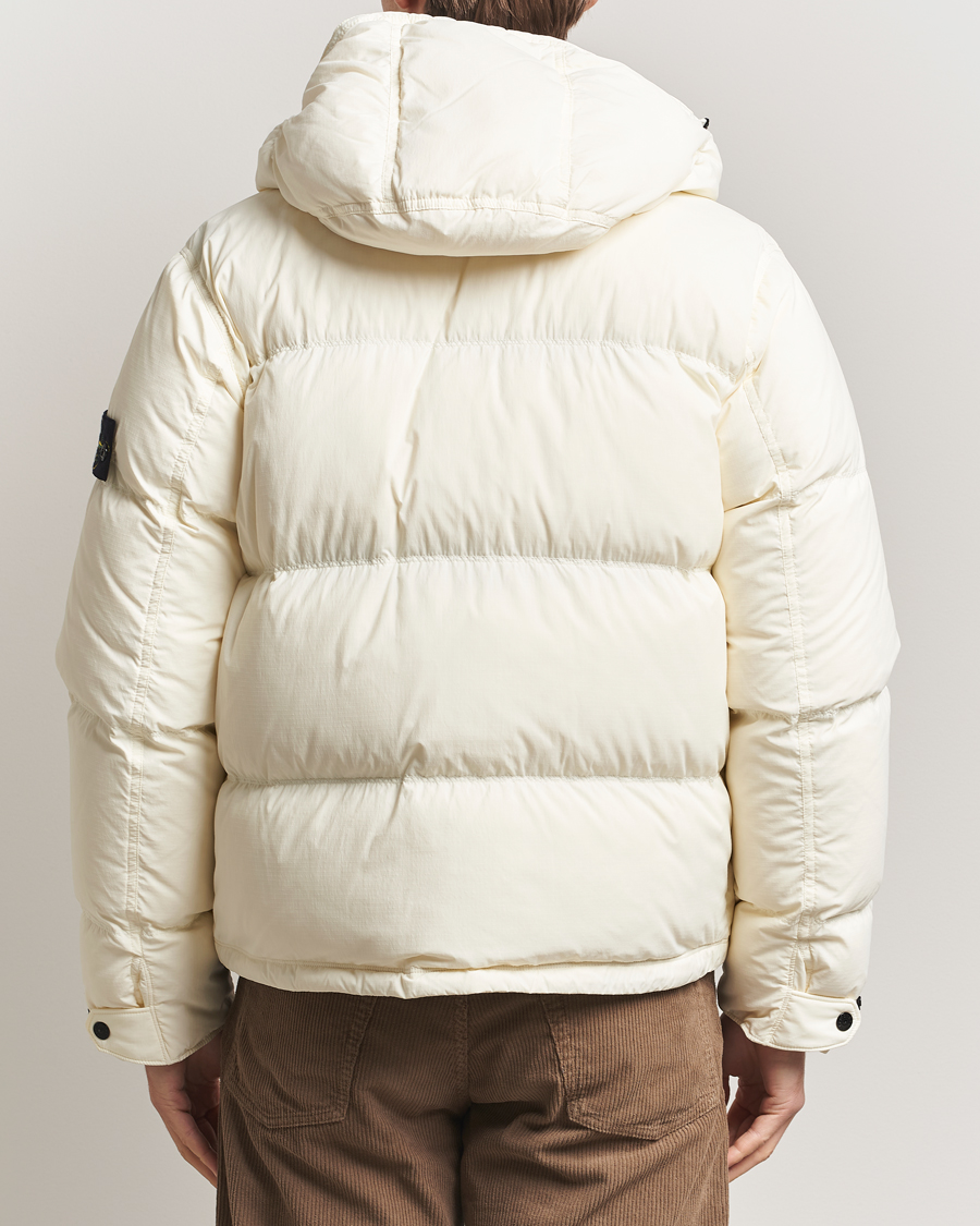 Herre | Jakker | Stone Island | Ripstop Cordura Padded Down Parka Ivory