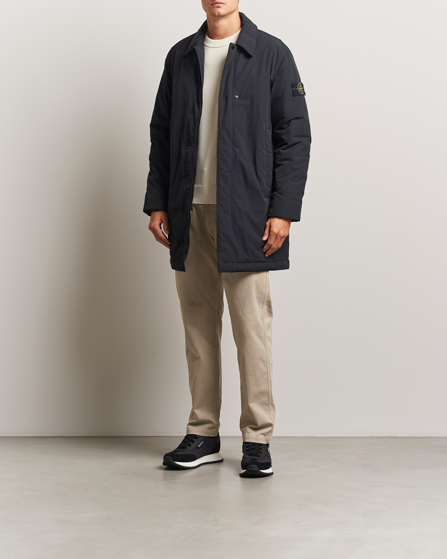 Herre | Jakker | Stone Island | Micro Twill Primaloft Padded Coat Black