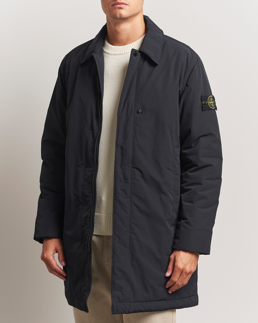 Herre | Jakker | Stone Island | Micro Twill Primaloft Padded Coat Black