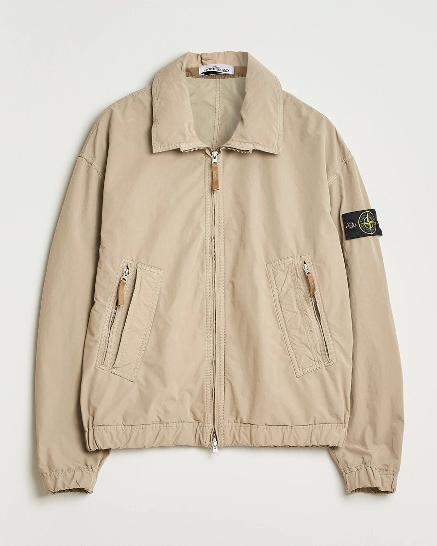 Herre | Jakker | Stone Island | David Light-TC Bomber Jacket Beige