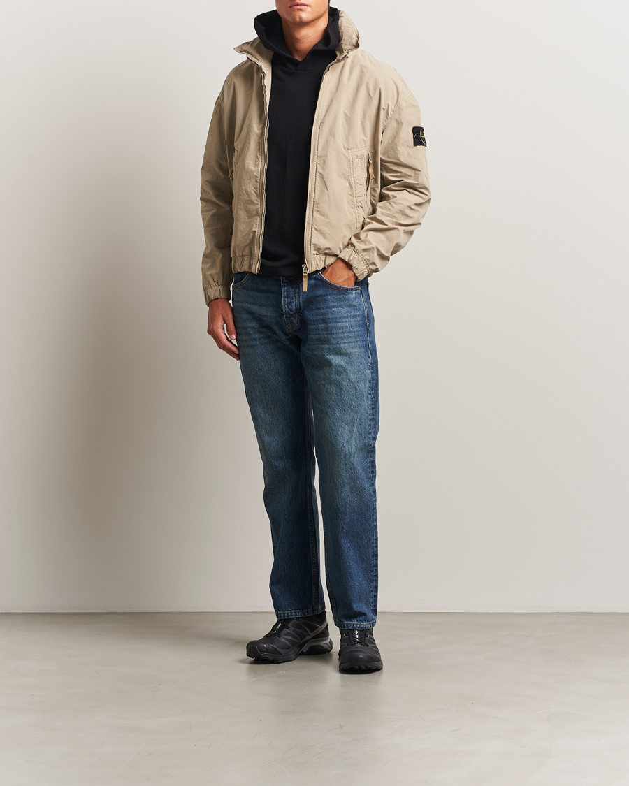 Herre | Jakker | Stone Island | David Light-TC Bomber Jacket Beige