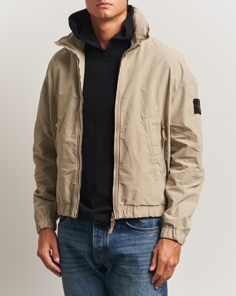 Herre | Jakker | Stone Island | David Light-TC Bomber Jacket Beige