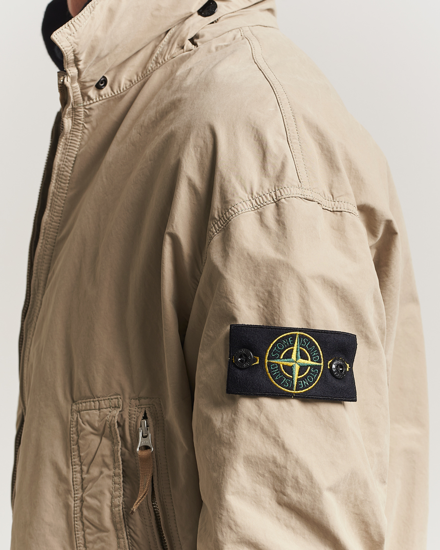 Herre | Jakker | Stone Island | David Light-TC Bomber Jacket Beige