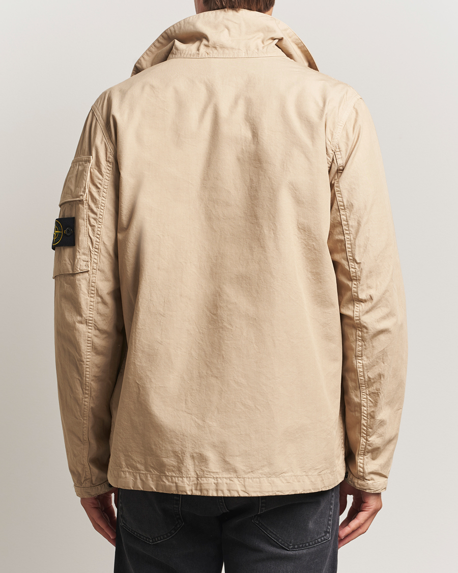 Herre | Jakker | Stone Island | Canvas Weave Cotton Field Jacket Beige
