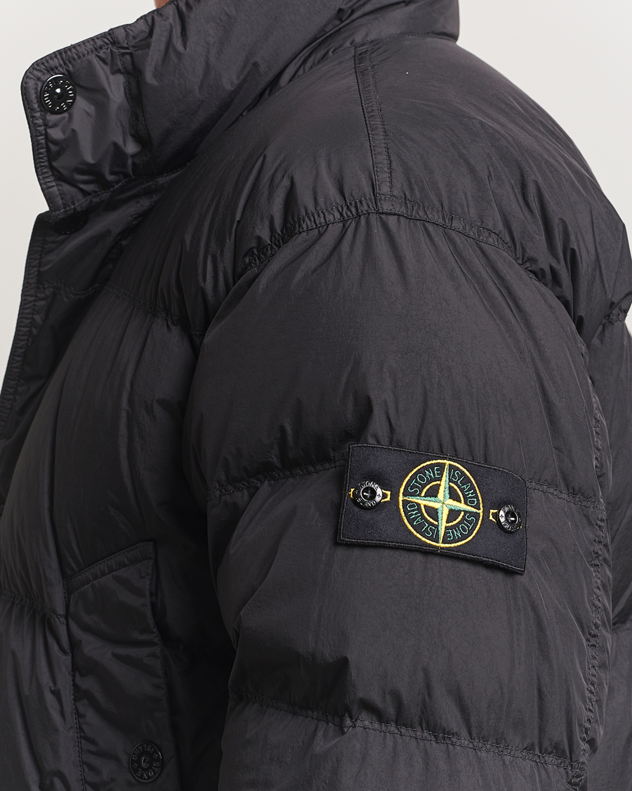 Herre | Jakker | Stone Island | Crinkle Reps Down Jacket Black
