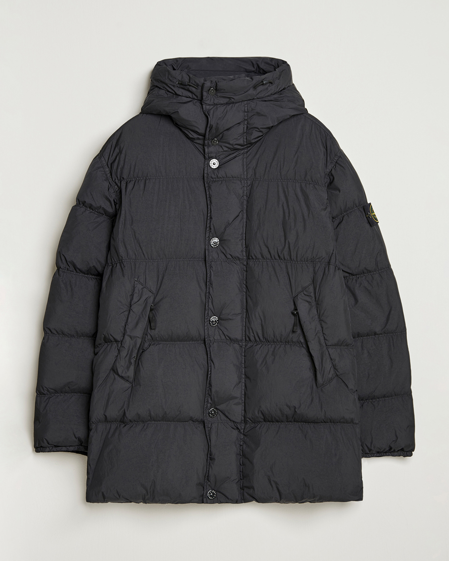 Herre | Jakker | Stone Island | Crinkle Reps Down Parka Black