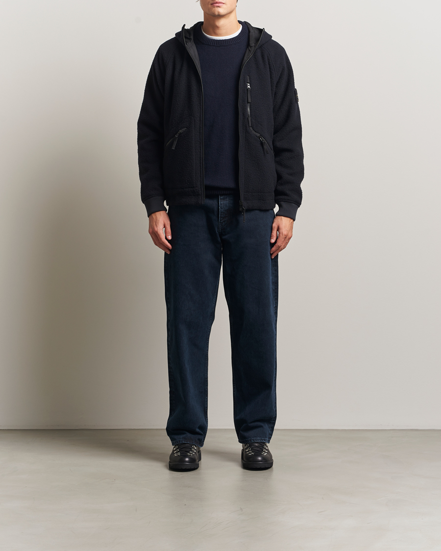 Herre | Jakker | Stone Island | Panno Ratinato Wool Jacket Navy