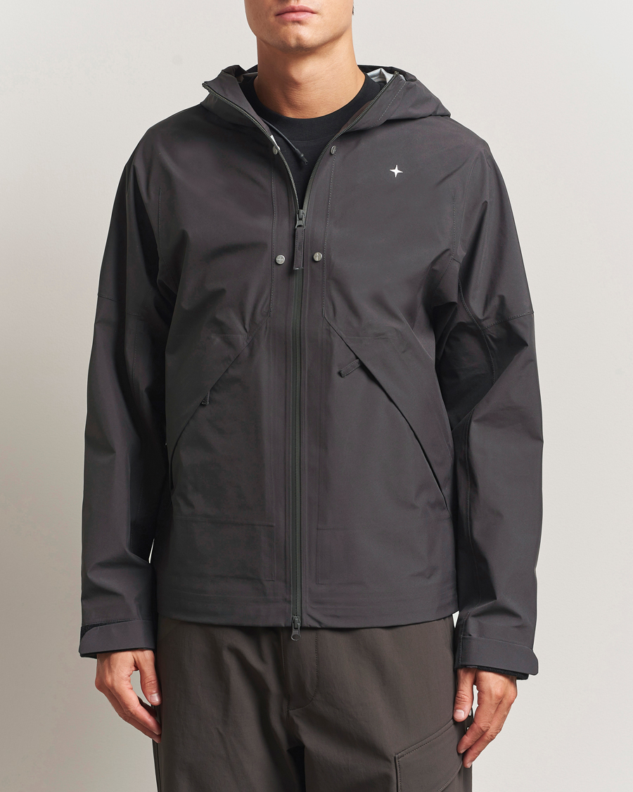 Herre | Jakker | Stone Island | Stellina 3L Gore-Tex Hooded Jacket Lead Grey