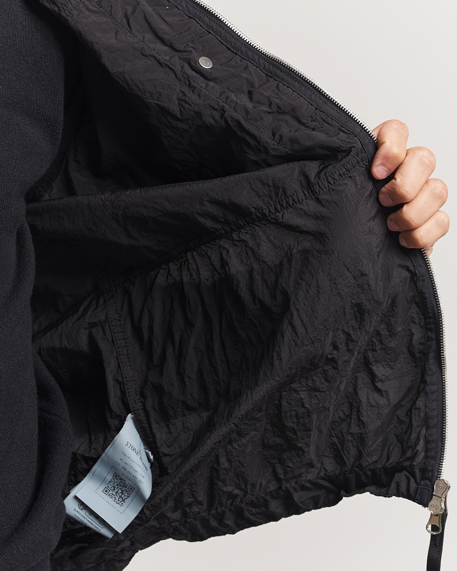 Herre | Skjorter | Stone Island | Nylon Metal Zip Overshirt Black