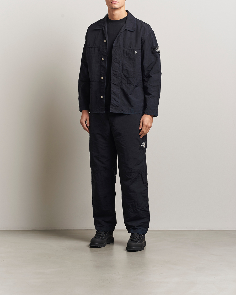Herre | Skjorter | Stone Island | Naslan TC Corrosion Treatment Overshirt Black