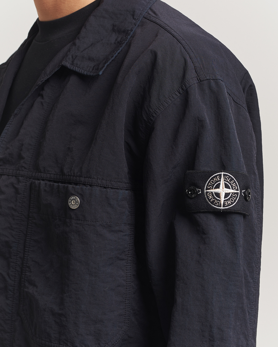 Herre | Skjorter | Stone Island | Naslan TC Corrosion Treatment Overshirt Black