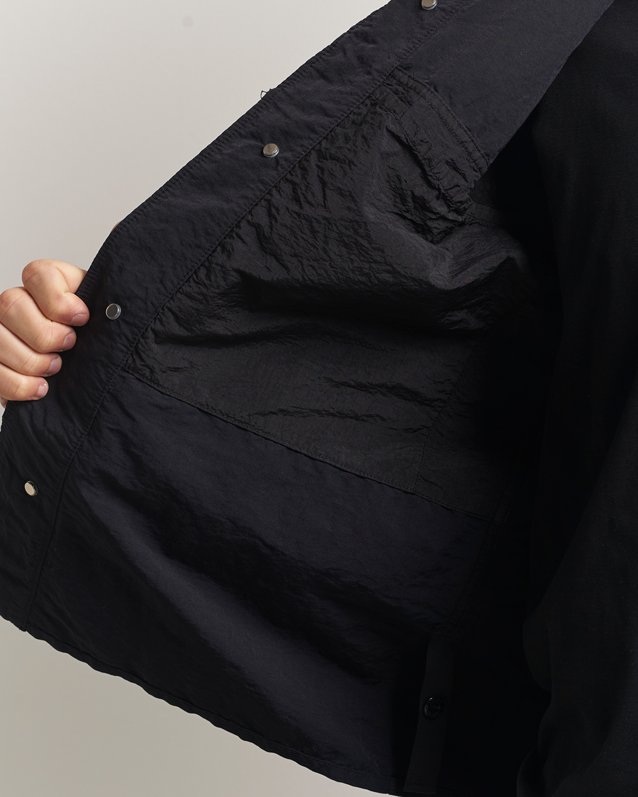 Herre | Skjorter | Stone Island | Naslan TC Corrosion Treatment Overshirt Black
