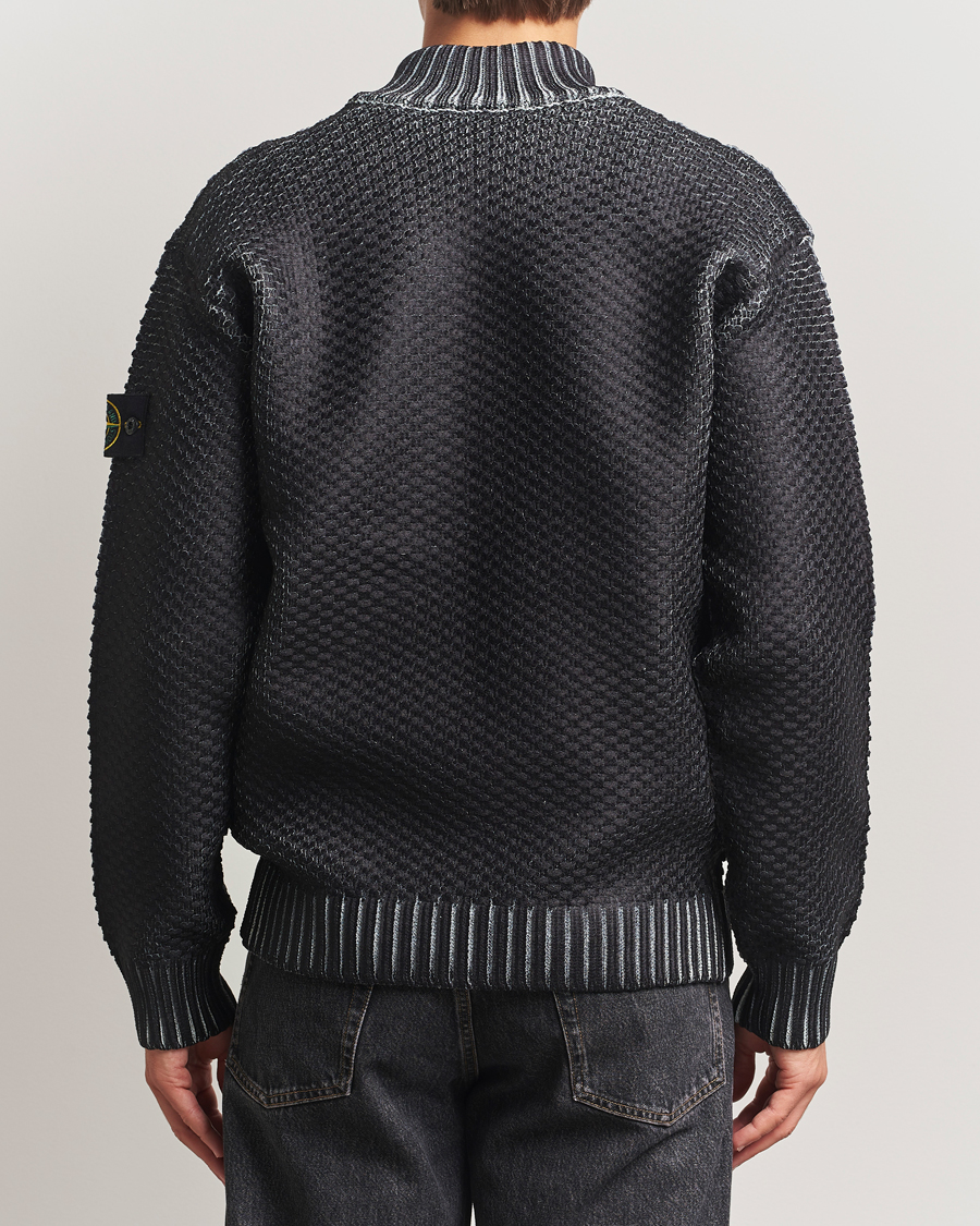 Herre | Gensere | Stone Island | Printed Heavy Zip Cardigan Pearl Grey
