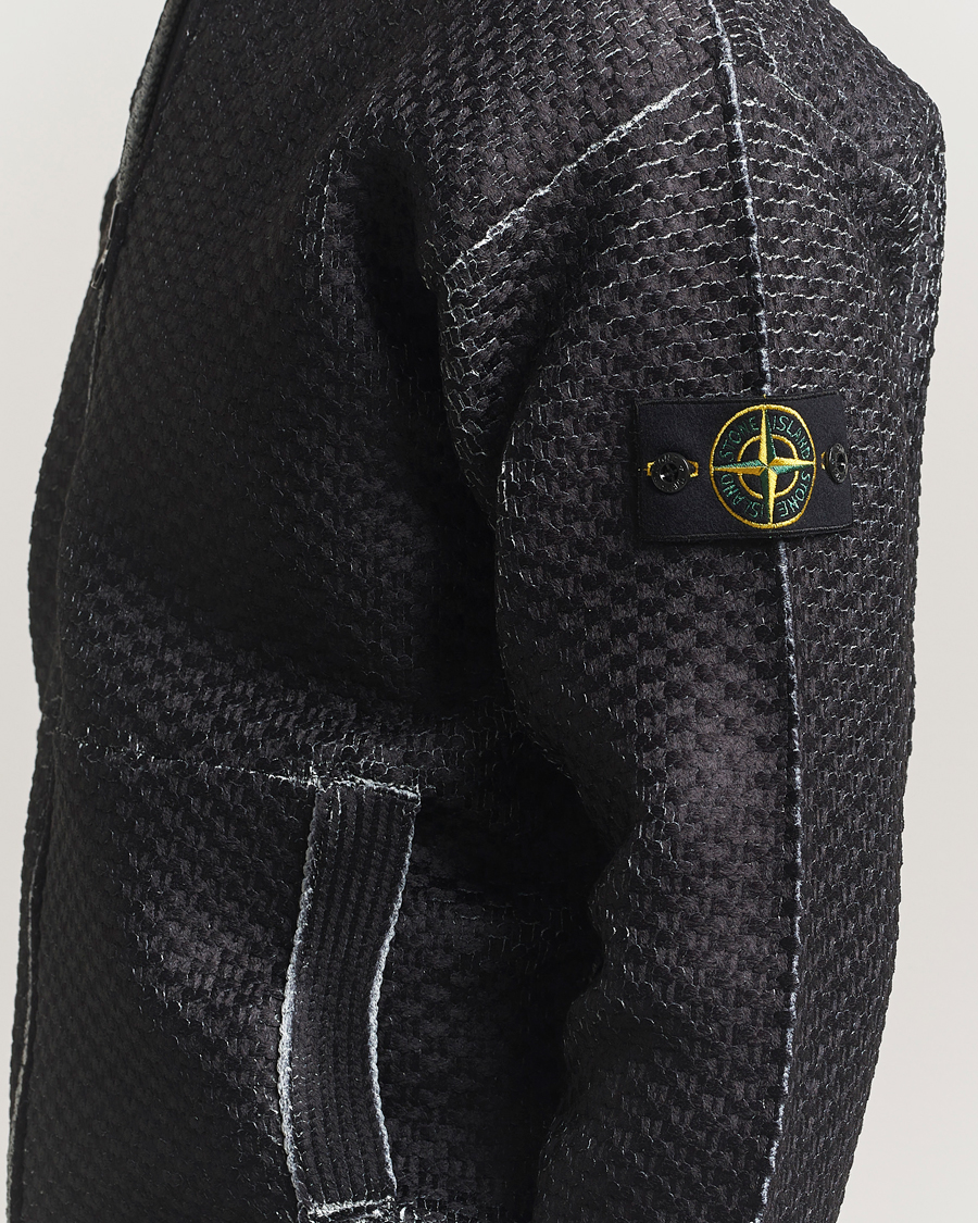 Herre | Gensere | Stone Island | Printed Heavy Zip Cardigan Pearl Grey